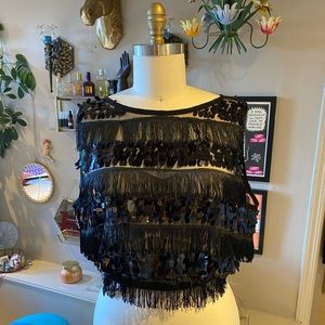 NWOT Playful, sexy, sparkly top